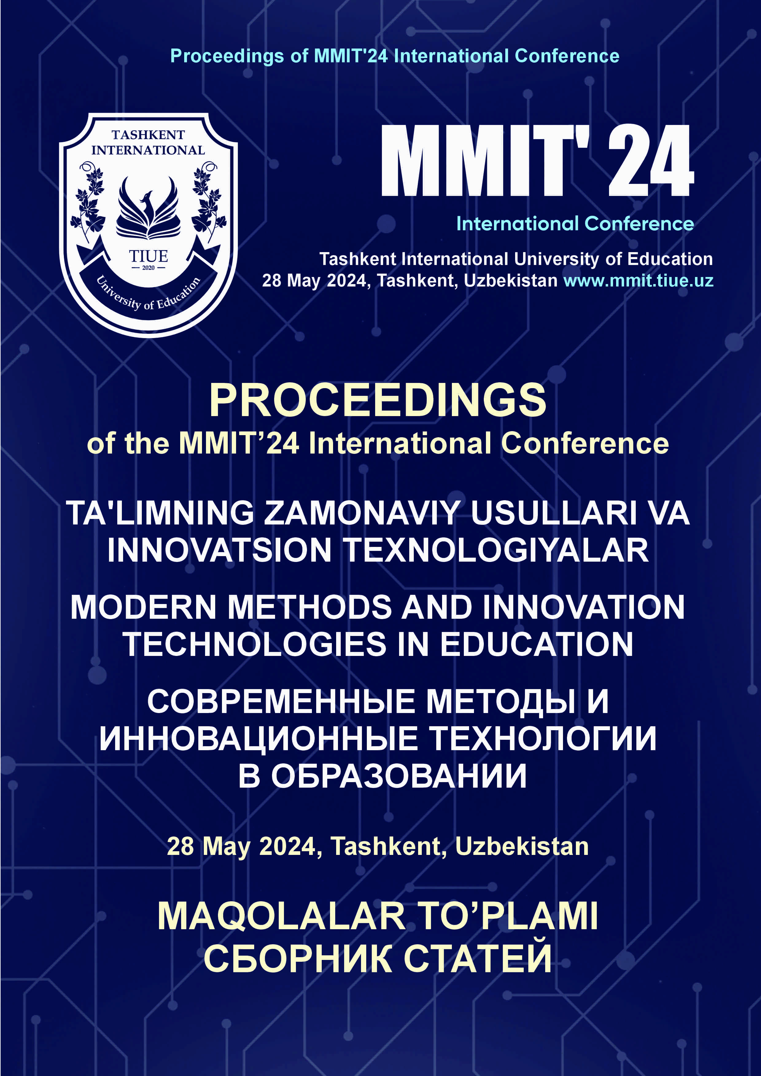 Proceedings of MMIT'24 International Conference