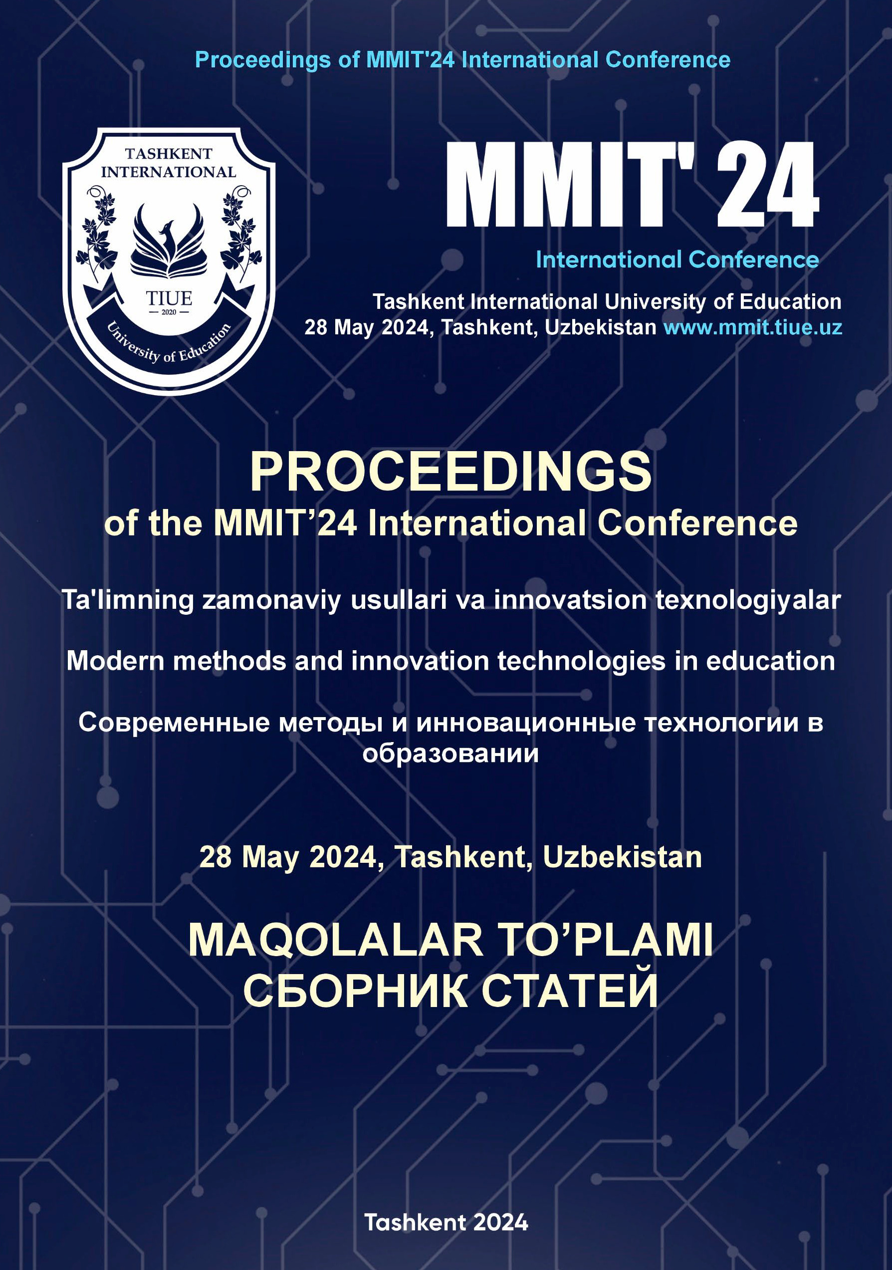 Proceedings of MMIT'24 International Conference